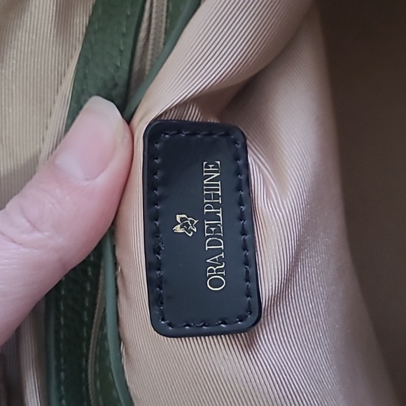 Ora Delphine Leather Satchel Crossbody - Picture 6 of 10